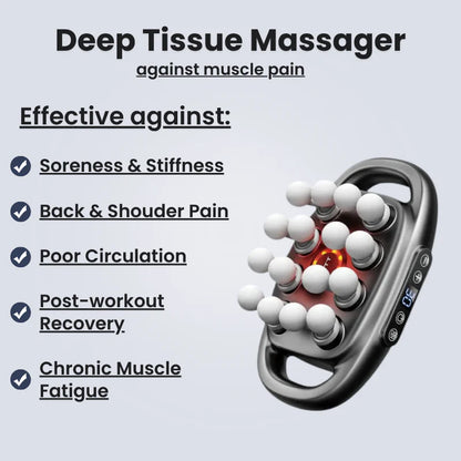 Knackle™ 16 Heads Deep Tissue Massager