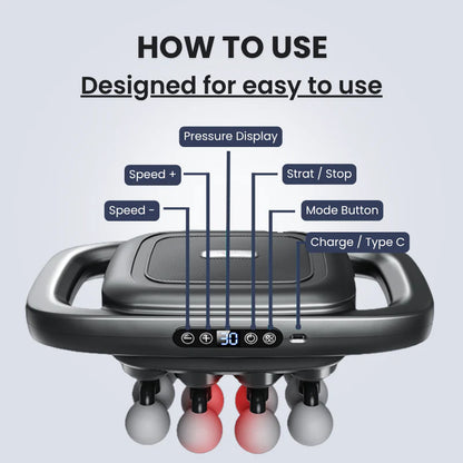 Knackle™ 16 Heads Deep Tissue Massager